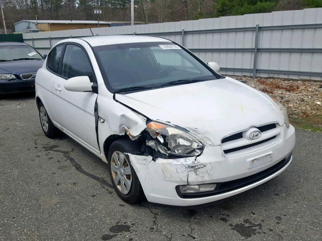 KMHCN36C97U006220 - 2007 HYUNDAI ACCENT SE WHITE photo 1