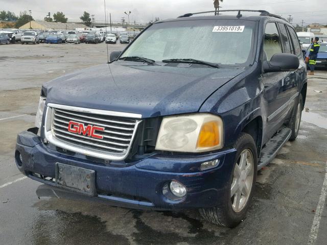 1GKDS13S572222552 - 2007 GMC ENVOY BLUE photo 2