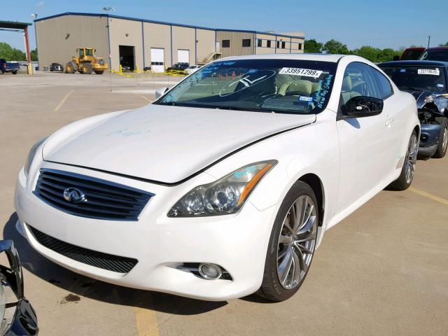 JN1CV6EK5CM420784 - 2012 INFINITI G37 BASE WHITE photo 2