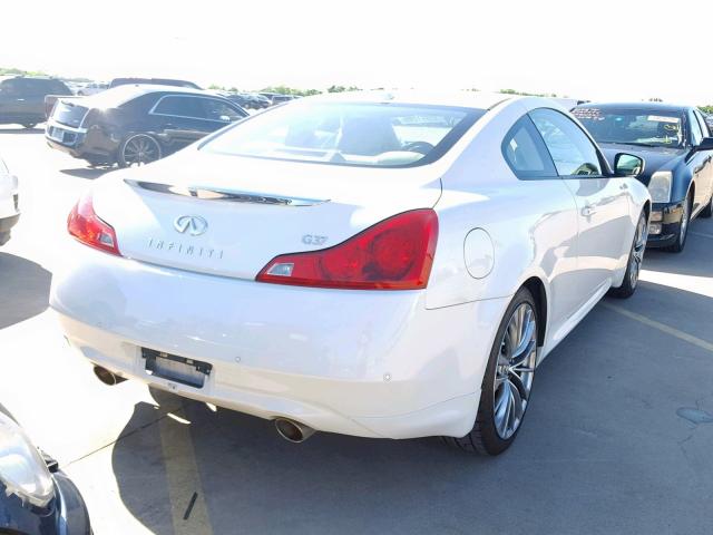 JN1CV6EK5CM420784 - 2012 INFINITI G37 BASE WHITE photo 4