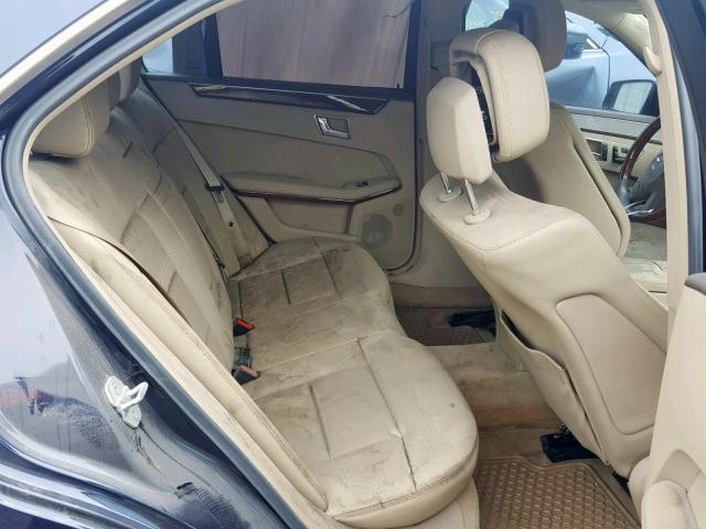 WDDHF8HB6AA126970 - 2010 MERCEDES-BENZ E 350 4MAT BLUE photo 6