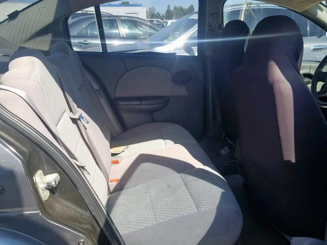 1G8AJ55F16Z144280 - 2006 SATURN ION LEVEL GRAY photo 6