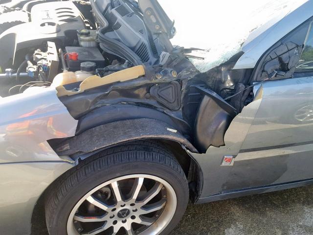 1G8AJ55F16Z144280 - 2006 SATURN ION LEVEL GRAY photo 9