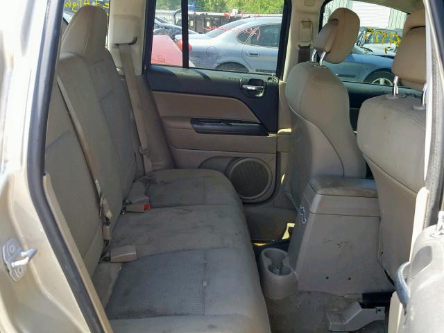 1J4NT4FA4AD515513 - 2010 JEEP COMPASS SP 金色 照片 6