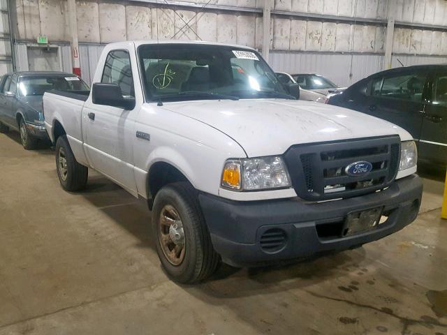 1FTYR10D98PB10307 - 2008 FORD RANGER WHITE photo 1