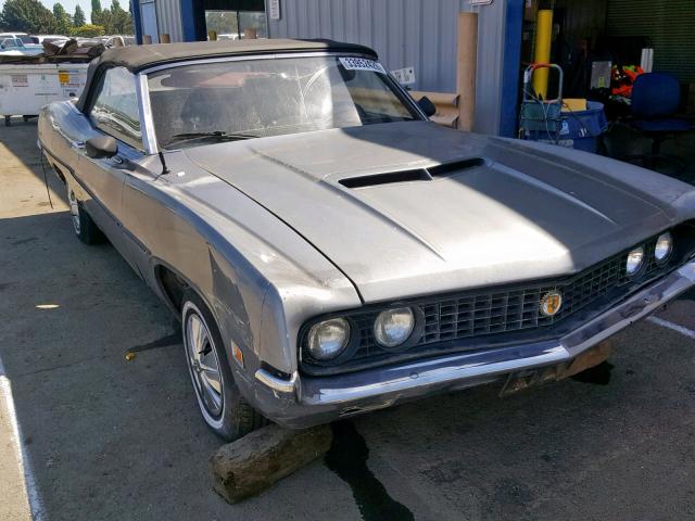 OH37F178182 - 1970 FORD TORINO GT GRAY photo 1