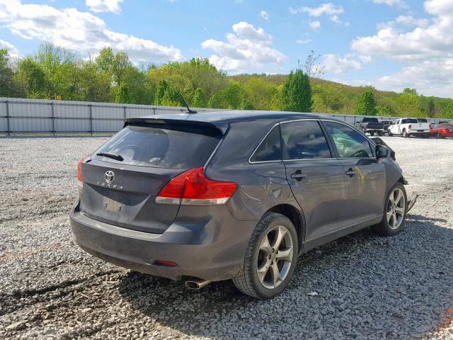 4T3ZK11A89U004367 - 2009 TOYOTA VENZA GRAY photo 4