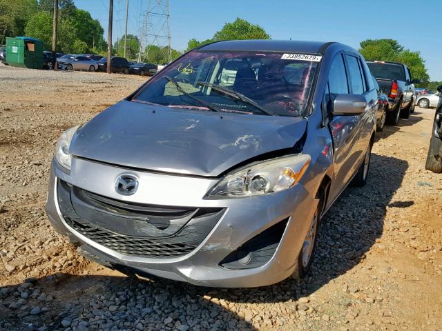 JM1CW2BL5D0147757 - 2013 MAZDA 5 GRAY photo 2