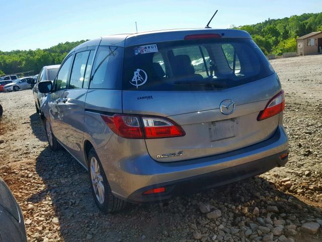 JM1CW2BL5D0147757 - 2013 MAZDA 5 GRAY photo 3