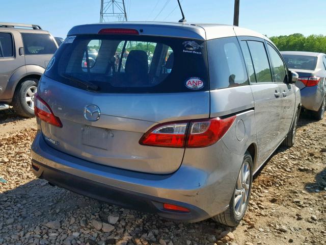 JM1CW2BL5D0147757 - 2013 MAZDA 5 GRAY photo 4