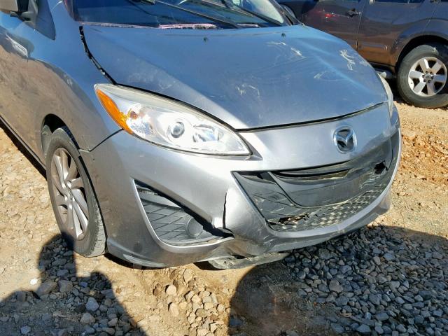 JM1CW2BL5D0147757 - 2013 MAZDA 5 GRAY photo 9