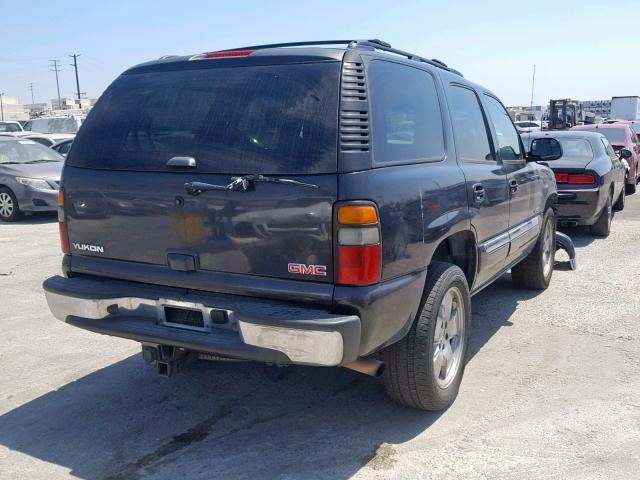 1GKEC13V46J130784 - 2006 GMC YUKON CHARCOAL photo 4