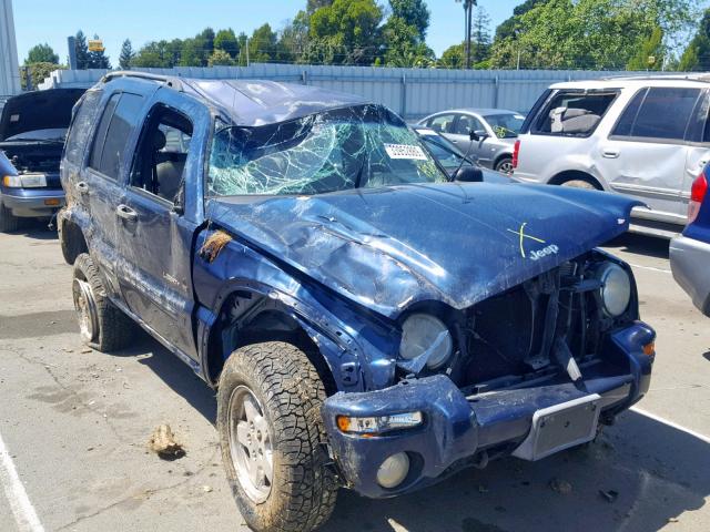 1J8GL58K62W236315 - 2002 JEEP LIBERTY LI BLUE photo 1