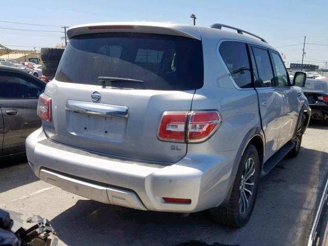 JN8AY2ND2JX001569 - 2018 NISSAN ARMADA SV SILVER photo 4