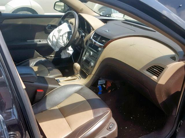 1G1ZK57B69F116280 - 2009 CHEVROLET MALIBU LTZ შავი ფოტო 5