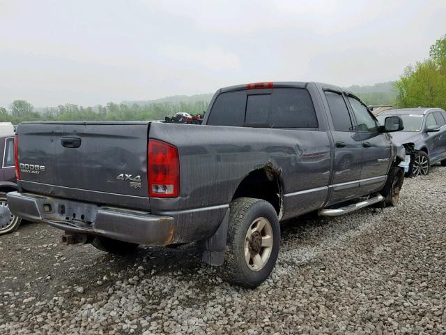 3D7KU28CX4G221829 - 2004 DODGE RAM 2500 S ნაცრისფერი ფოტო 4