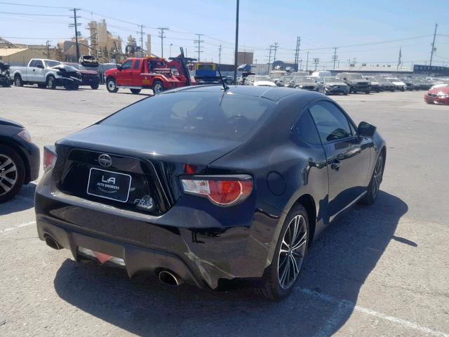 JF1ZNAA18D1724580 - 2013 TOYOTA SCION FR-S BLACK photo 4