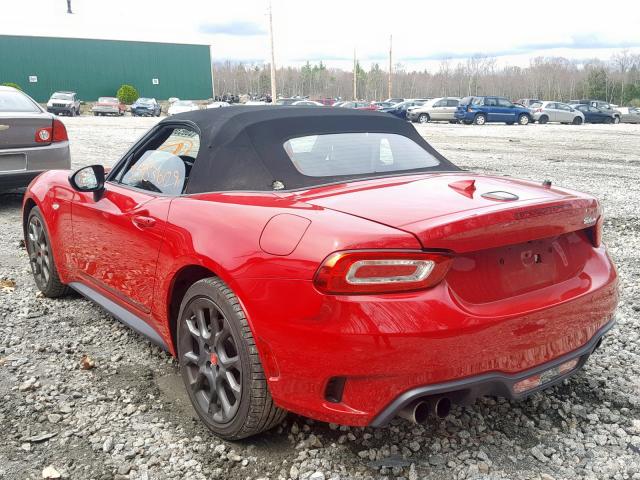 JC1NFAEK7H0118611 - 2017 FIAT 124 SPIDER RED photo 3