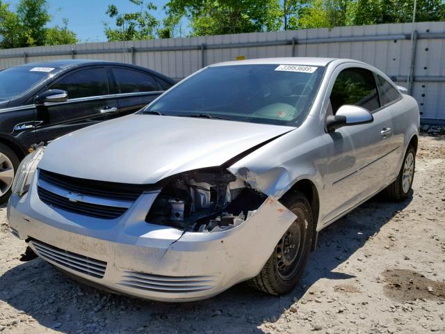 1G1AT18HX97152845 - 2009 CHEVROLET COBALT LT SILVER photo 2