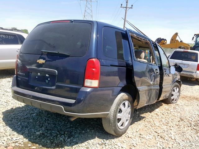 1GNDV23WX7D185487 - 2007 CHEVROLET UPLANDER L 蓝色 照片 4