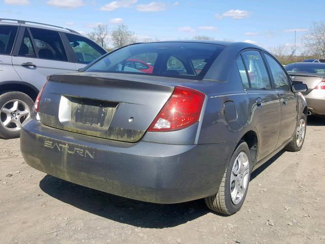 1G8AZ52F24Z177167 - 2004 SATURN ION LEVEL GRAY photo 4