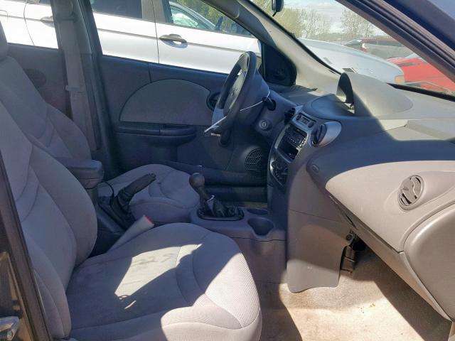 1G8AZ52F24Z177167 - 2004 SATURN ION LEVEL GRAY photo 5