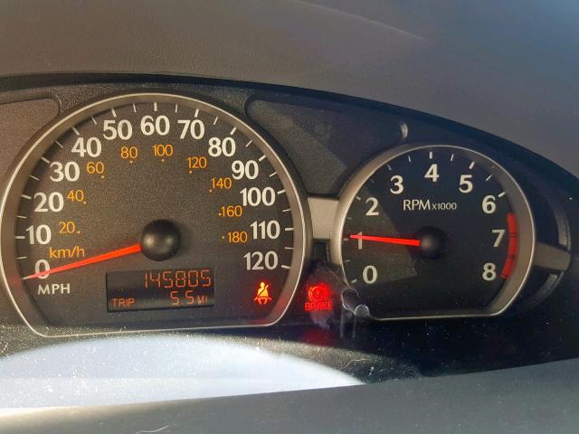 1G8AZ52F24Z177167 - 2004 SATURN ION LEVEL GRAY photo 8