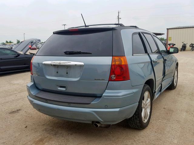 2A8GF68X98R647427 - 2008 CHRYSLER PACIFICA T BLUE photo 4