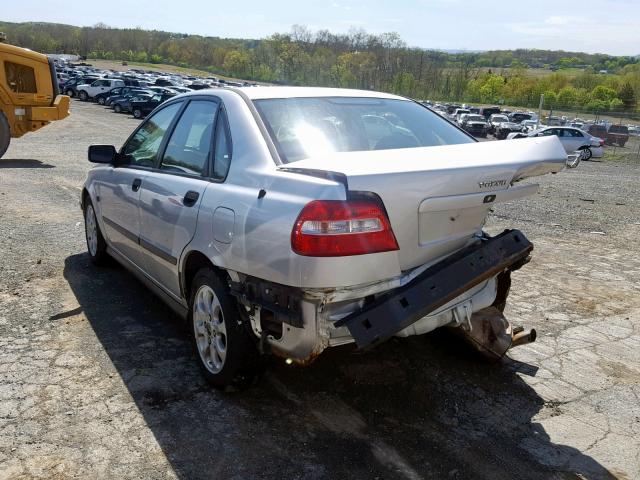 YV1VS29581F617410 - 2001 VOLVO S40 1.9T SILVER photo 3