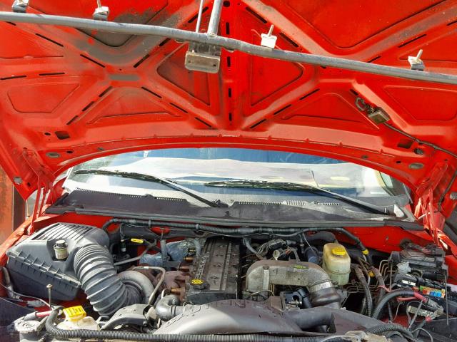 3B7MC33672M226174 - 2002 DODGE RAM 3500 RED photo 7