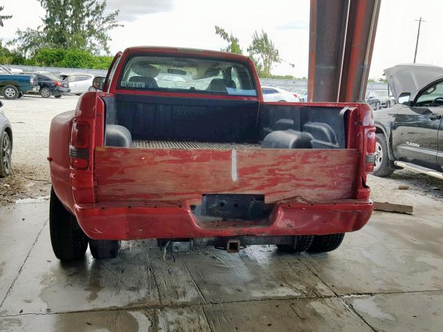 3B7MC33672M226174 - 2002 DODGE RAM 3500 RED photo 9