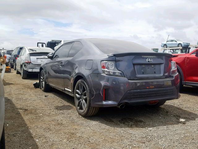 JTKJF5C72E3079291 - 2014 TOYOTA SCION TC CHARCOAL photo 3