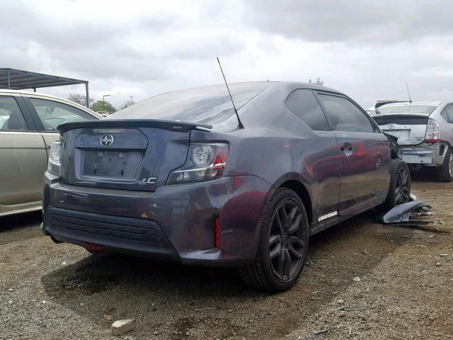 JTKJF5C72E3079291 - 2014 TOYOTA SCION TC CHARCOAL photo 4
