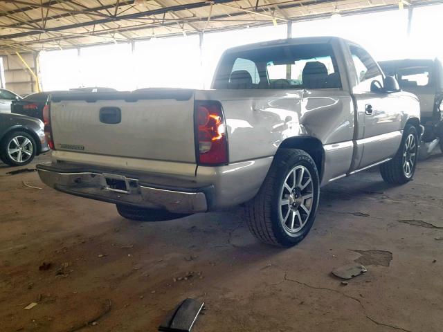 3GCEC14V57G208583 - 2007 CHEVROLET SILVERADO BEIGE photo 4