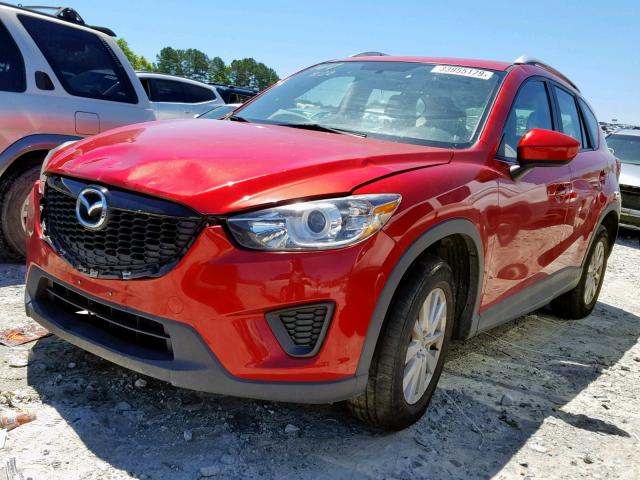 JM3KE2BE1E0339332 - 2014 MAZDA CX-5 SPORT RED photo 2