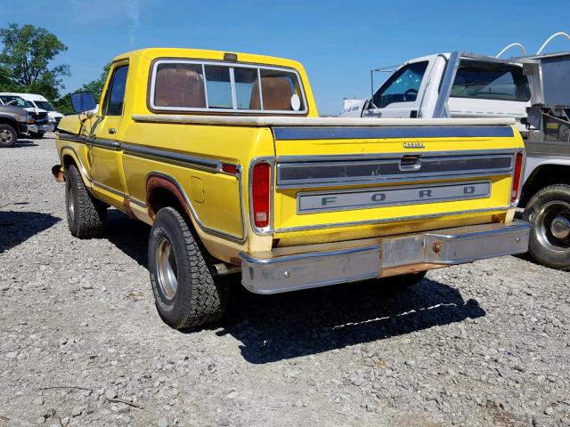 F14SRDC0700 - 1979 FORD L-SERIES YELLOW photo 3