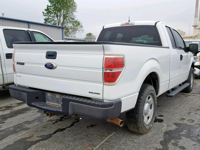 1FTFX1EF7BKD72287 - 2011 FORD F-150 WHITE photo 4