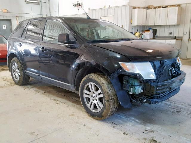 2FMDK38C77BB50056 - 2007 FORD EDGE SEL BLACK photo 1