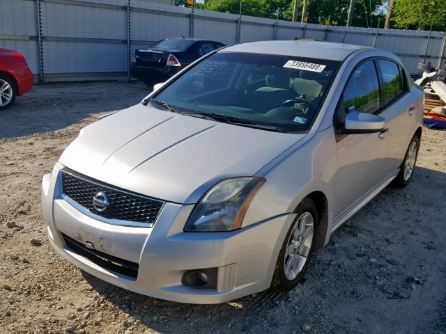 3N1AB6APXAL708857 - 2010 NISSAN SENTRA 2.0 SILVER photo 2