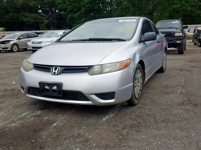 2HGFG12248H500133 - 2008 HONDA CIVIC DX SILVER photo 2