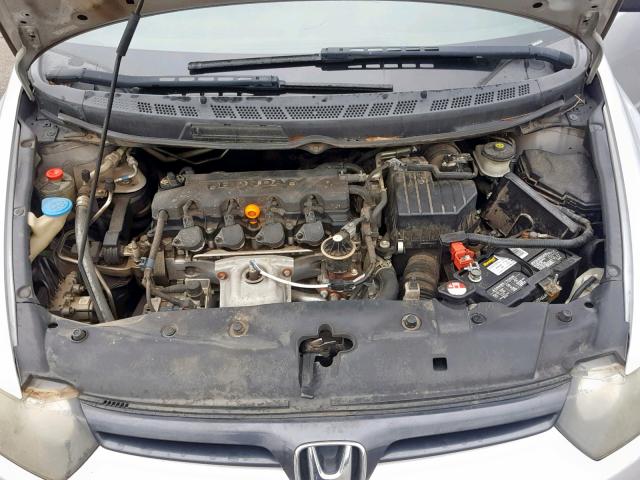 2HGFG12248H500133 - 2008 HONDA CIVIC DX SILVER photo 7