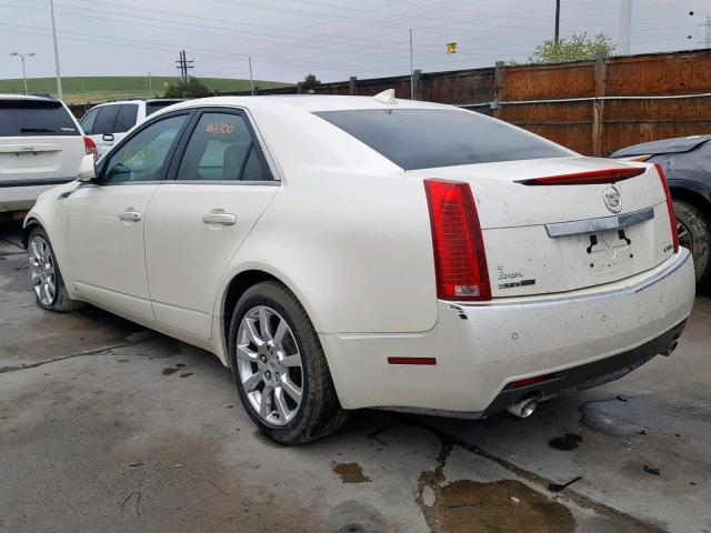 1G6DT57V090167465 - 2009 CADILLAC CTS HI FEA WHITE photo 3