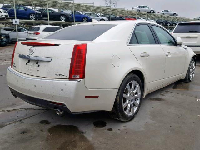 1G6DT57V090167465 - 2009 CADILLAC CTS HI FEA WHITE photo 4