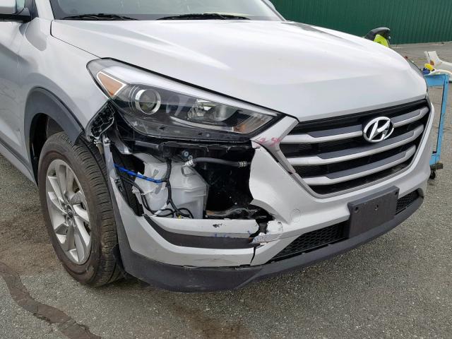 KM8J3CA4XJU717204 - 2018 HYUNDAI TUCSON SEL SILVER photo 9