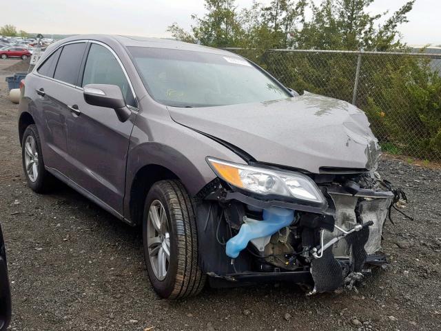 5J8TB4H57DL015485 - 2013 ACURA RDX TECHNO GRAY photo 1