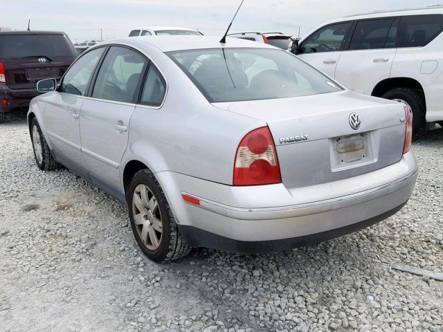 WVWRH63B93P395808 - 2003 VOLKSWAGEN PASSAT GLX GRAY photo 3