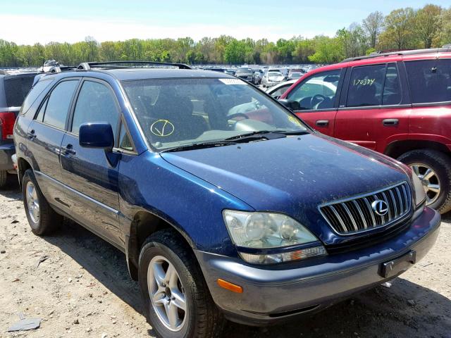 JTJHF10U510224101 - 2001 LEXUS RX 300 BLUE photo 1