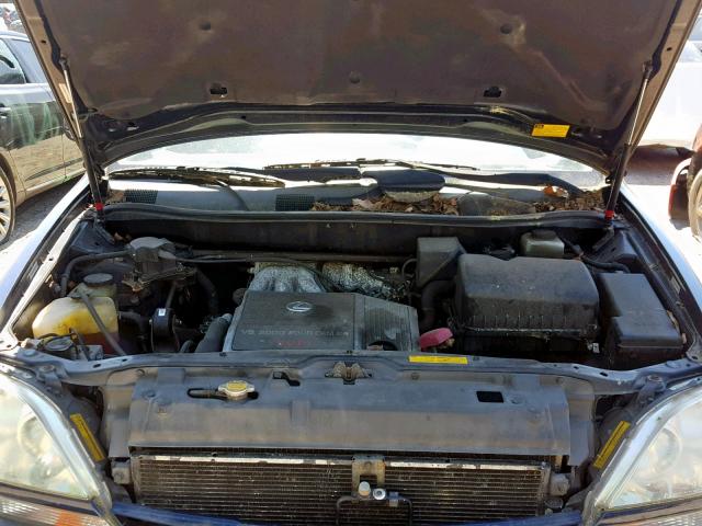 JTJHF10U510224101 - 2001 LEXUS RX 300 BLUE photo 7