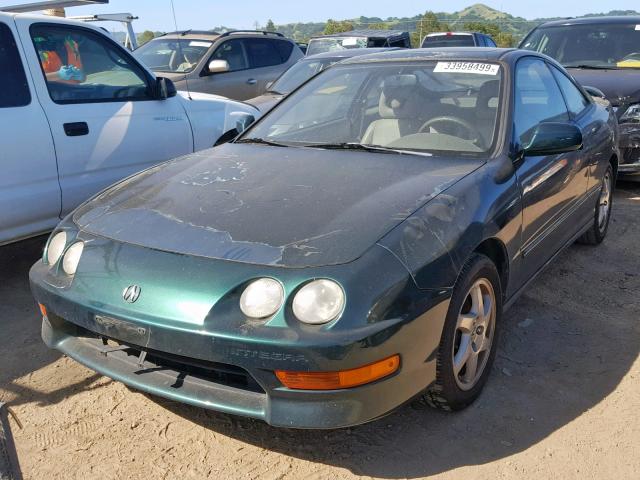 JH4DC2398XS003370 - 1999 ACURA INTEGRA GS GREEN photo 2