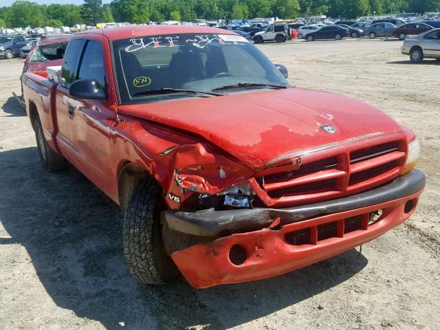 1B7GL22X0WS533894 - 1998 DODGE DAKOTA RED photo 1